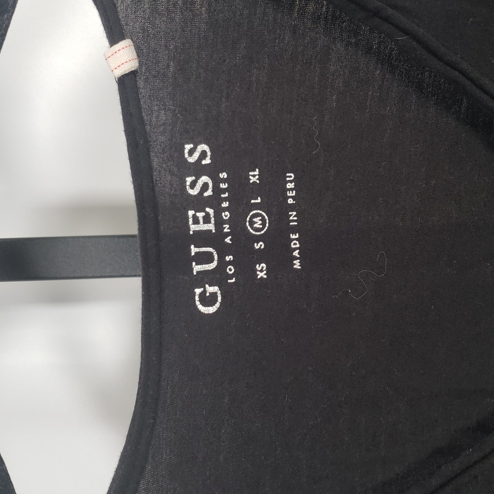 GUESS Black Vintage Women's Top - SZ M - Picture 4 of 9